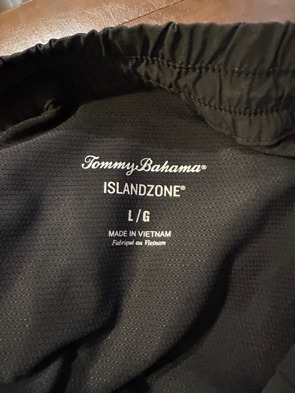 Tommy Bahama Alicia IslandZone Skort Black Wicking Pockets Tennis Sz L NWT - Picture 7 of 8